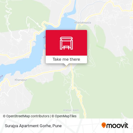 Surajya Apartment Gorhe map