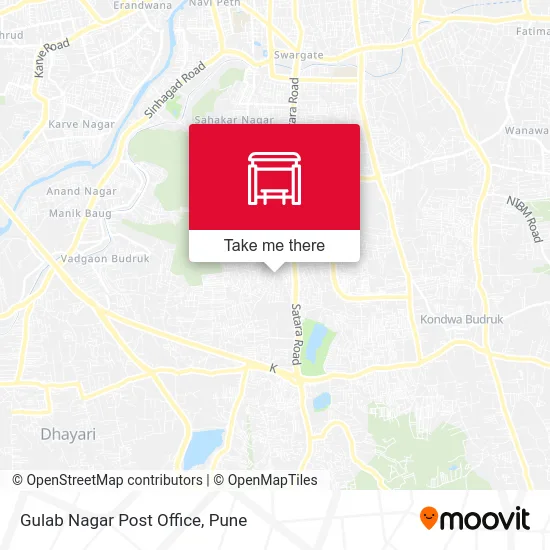 Gulab Nagar Post Office map