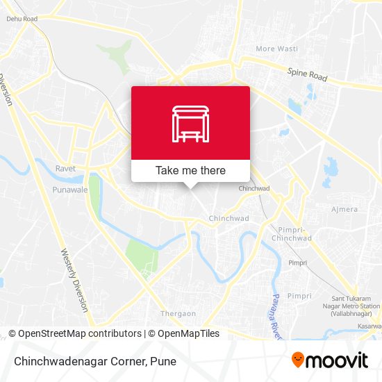 Chinchwadenagar Corner map