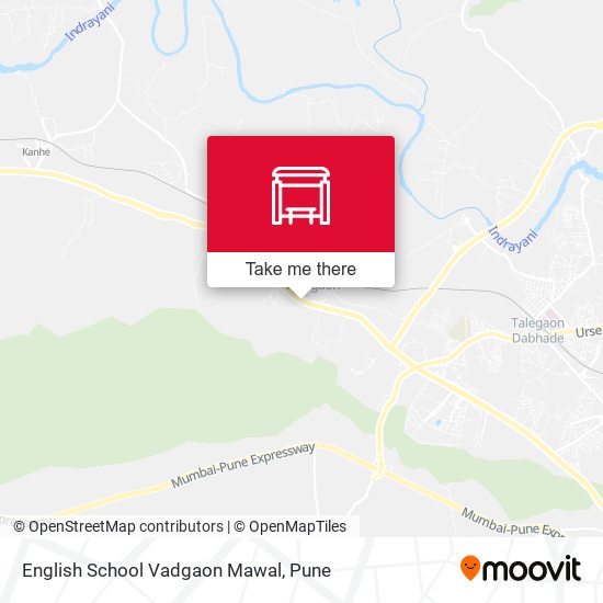 English School Vadgaon Mawal map