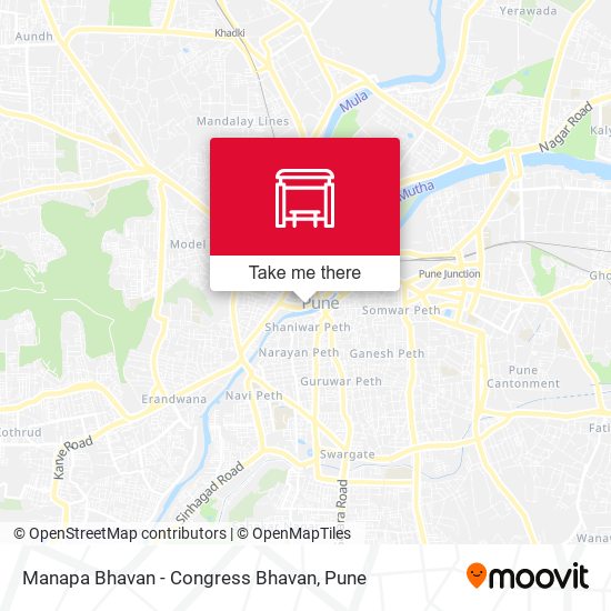 Manapa Bhavan - Congress Bhavan map