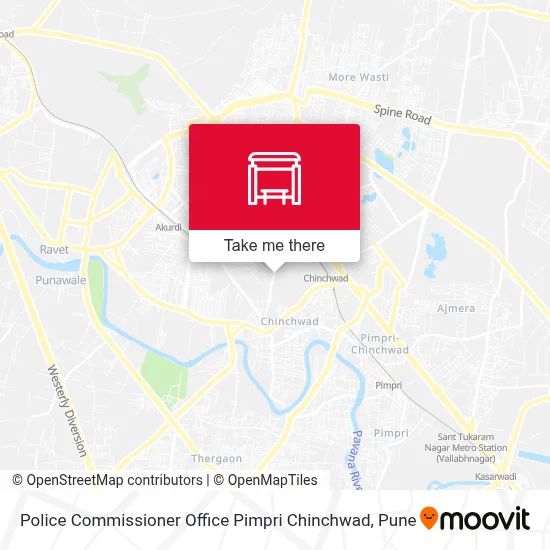 Police Ayuktalaya Pimpri Chinchwad map