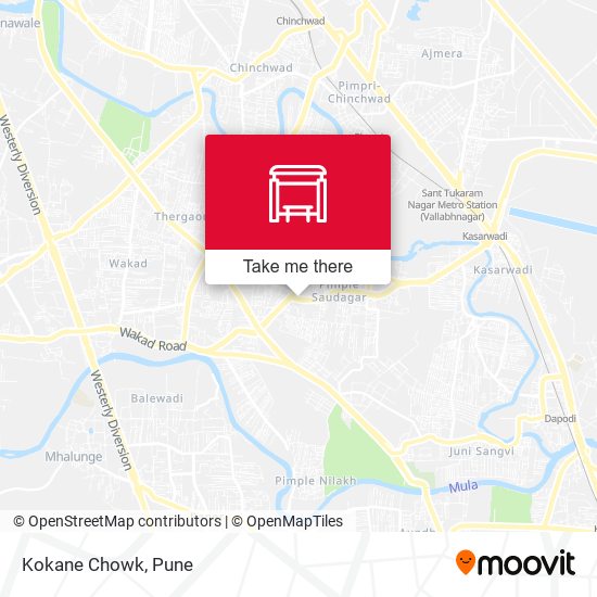 Kokane Chowk map