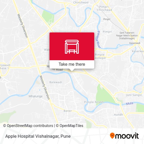 Apple Hospital Vishalnagar map