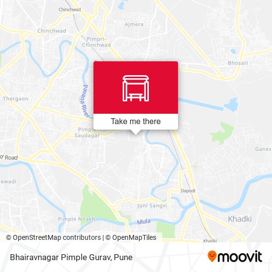 Bhairavnagar Pimple Gurav map