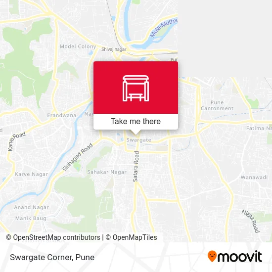 Swargate Corner map