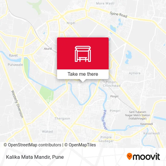 Kalika Mata Mandir map