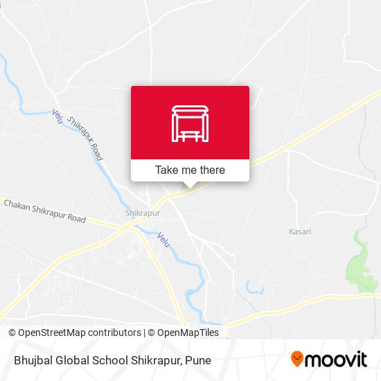 Bhujbal Global School Shikrapur map