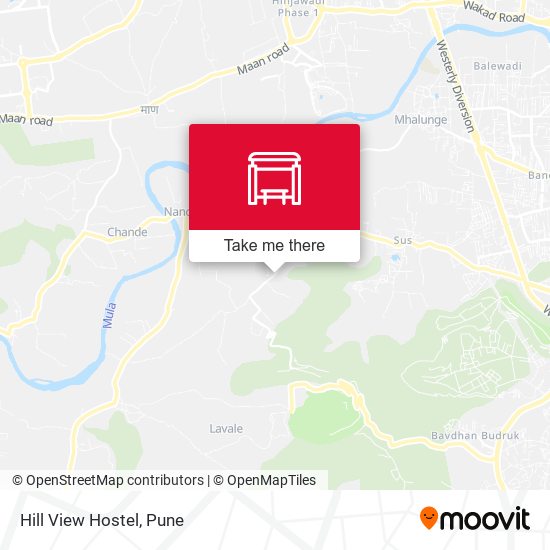 Hill View Hostel map