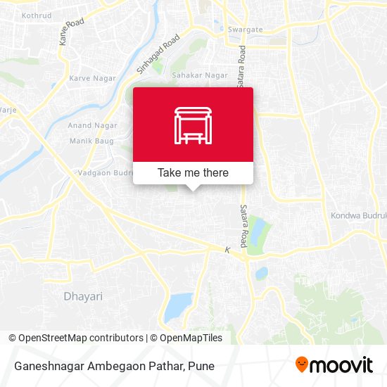 Ganeshnagar Ambegaon Pathar map