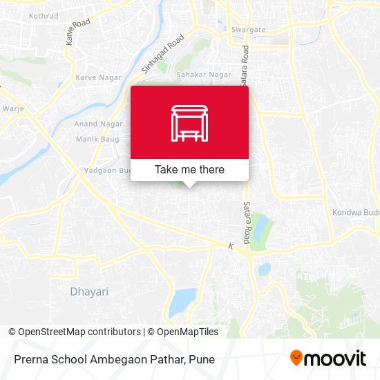 Prerna School Ambegaon Pathar map