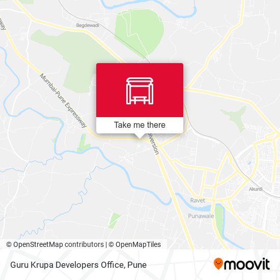 Guru Krupa Developers Office map