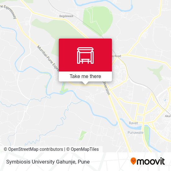 Symbiosis University Gahunje map