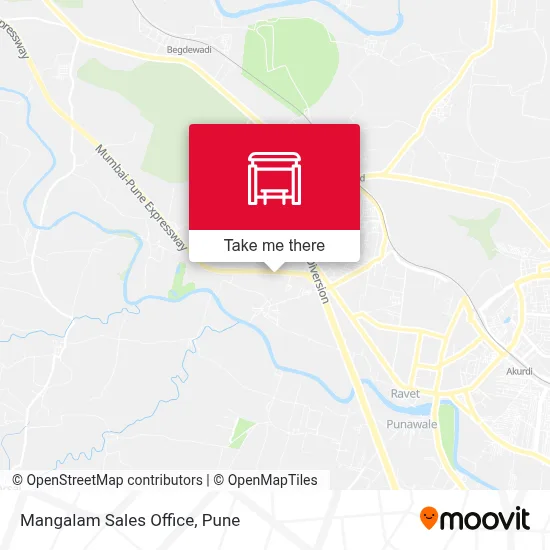 Mangalam Sales Office map