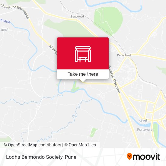 Lodha Belmondo Society map