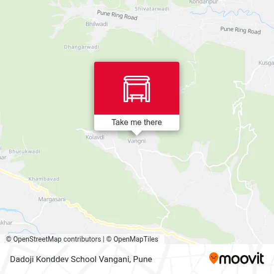 Dadoji Konddev School Vangani map