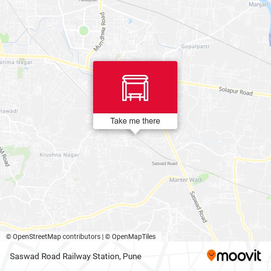 Saswad Road Railway Station map