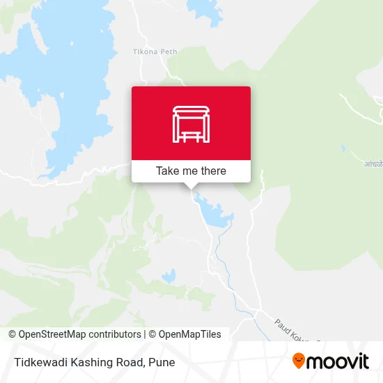 Tidkewadi Kashing Road map