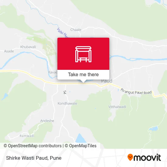 Shirke Wasti Paud map
