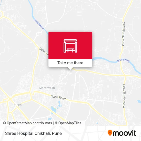 Shree Hospital Chikhali map
