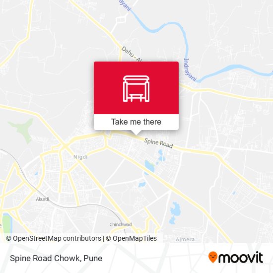 Spine Road Chowk map