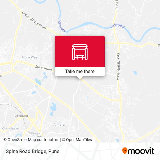 Spine Road Bridge map