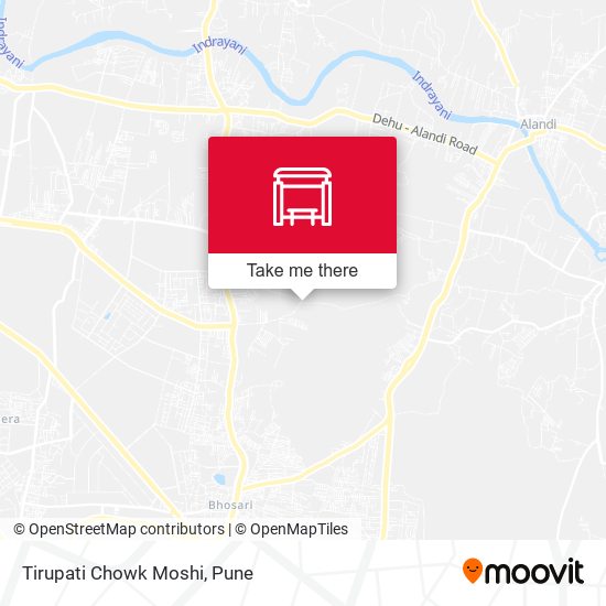 Tirupati Chowk Moshi map