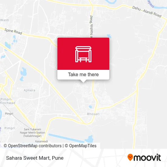 Sahara Sweet Mart map