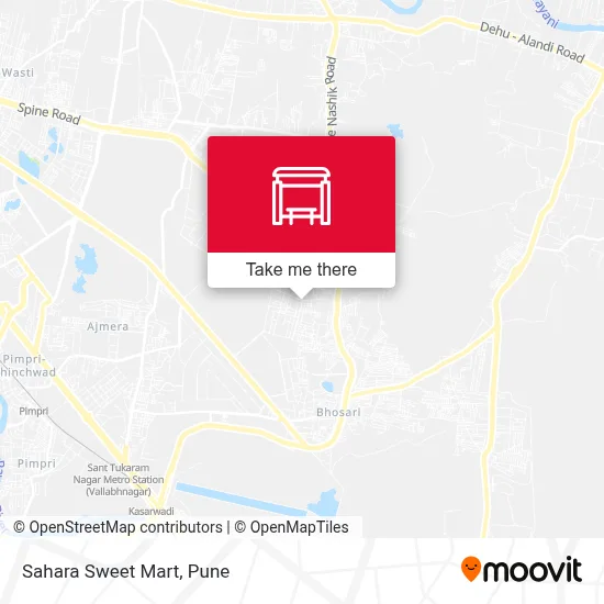 Sahara Sweet Mart map