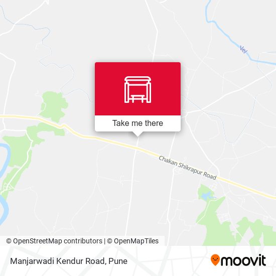 Manjarwadi Kendur Road map
