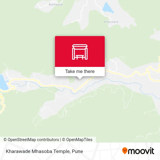 Kharawade Mhasoba Mandir map