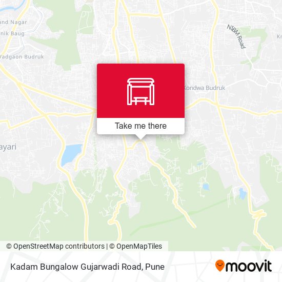 Kadam Bungalow Gujarwadi Road map