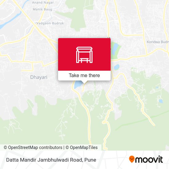 Datta Mandir Jambhulwadi Road map