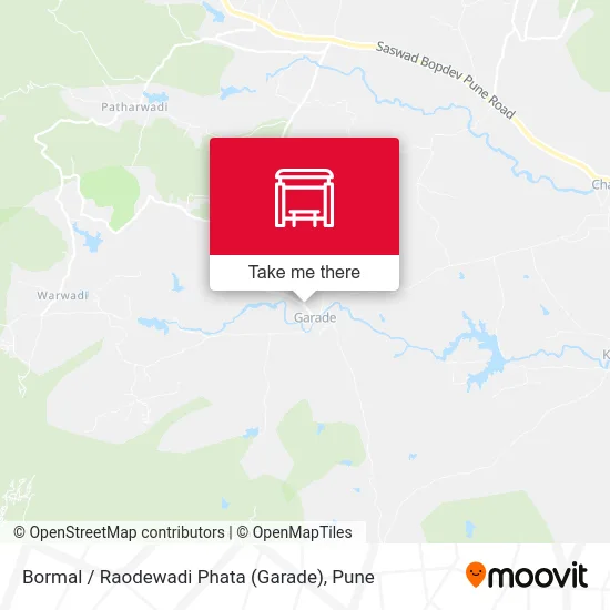 Bormal / Raodewadi Phata (Garade) map