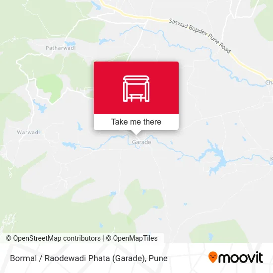 Bormal / Raodewadi Phata (Garade) map
