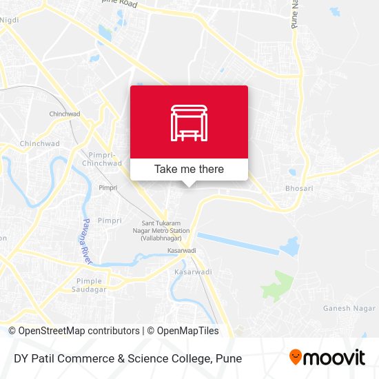 DY Patil Commerce & Science College map