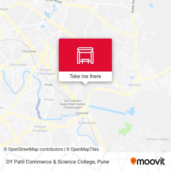 D.Y Patil Commerce & Science College map