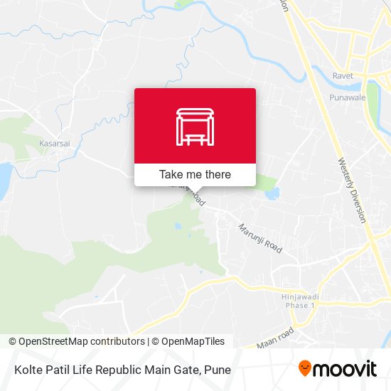 Kolte Patil Life Republic Main Gate map
