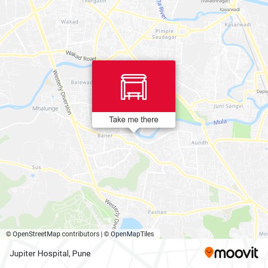 Jupiter Hospital map