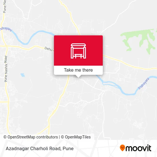 Azadnagar Charholi Road map