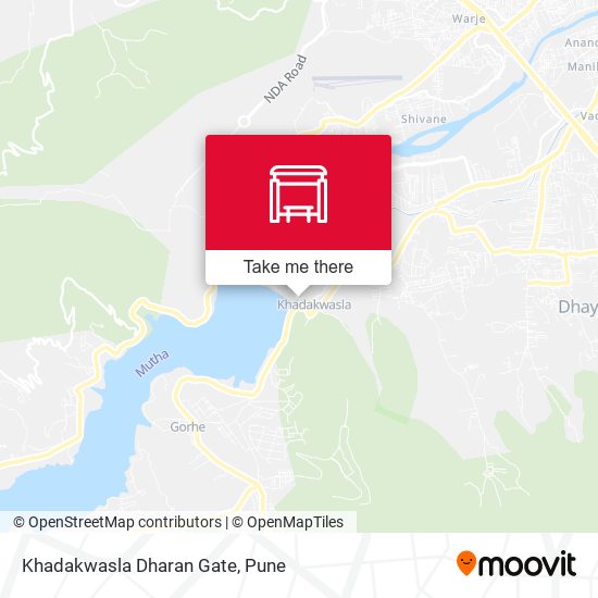 Khadakwasla Dharan Gate map