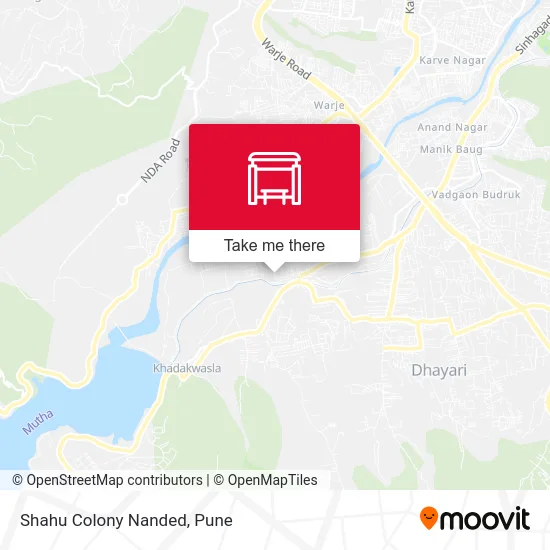 Shahu Colony Nanded map