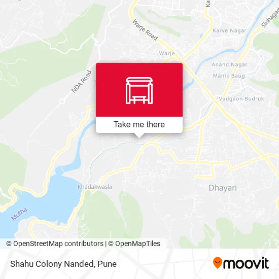 Shahu Colony Nanded map