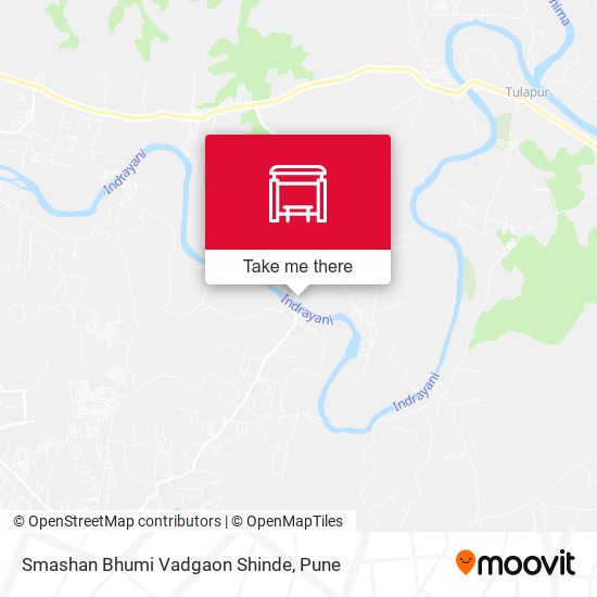 Smashan Bhumi Vadgaon Shinde map