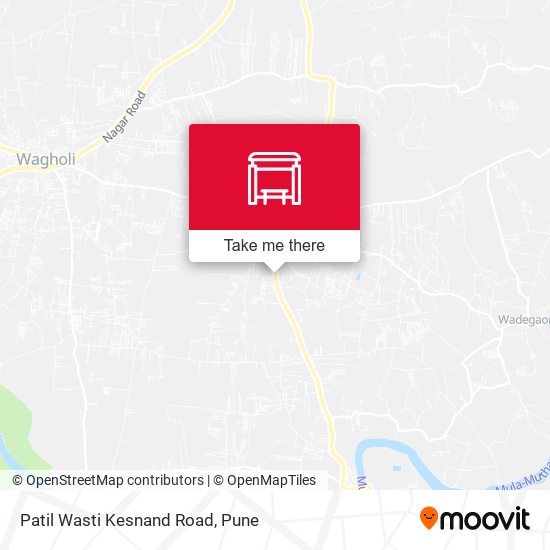 Patil Wasti Kesnand Road map