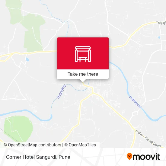 Corner Hotel Sangurdi map