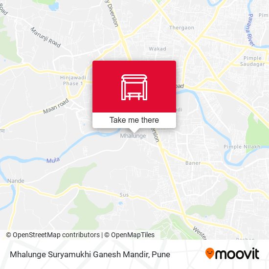 Mhalunge Suryamukhi Ganesh Mandir map