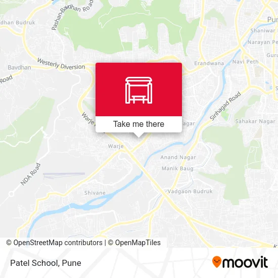 Patel School map