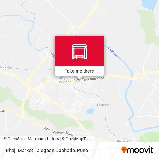 Bhaji Market Talegaon Dabhade map