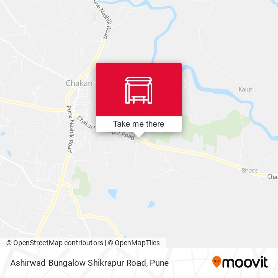 Ashirwad Bungalow Shikrapur Road map